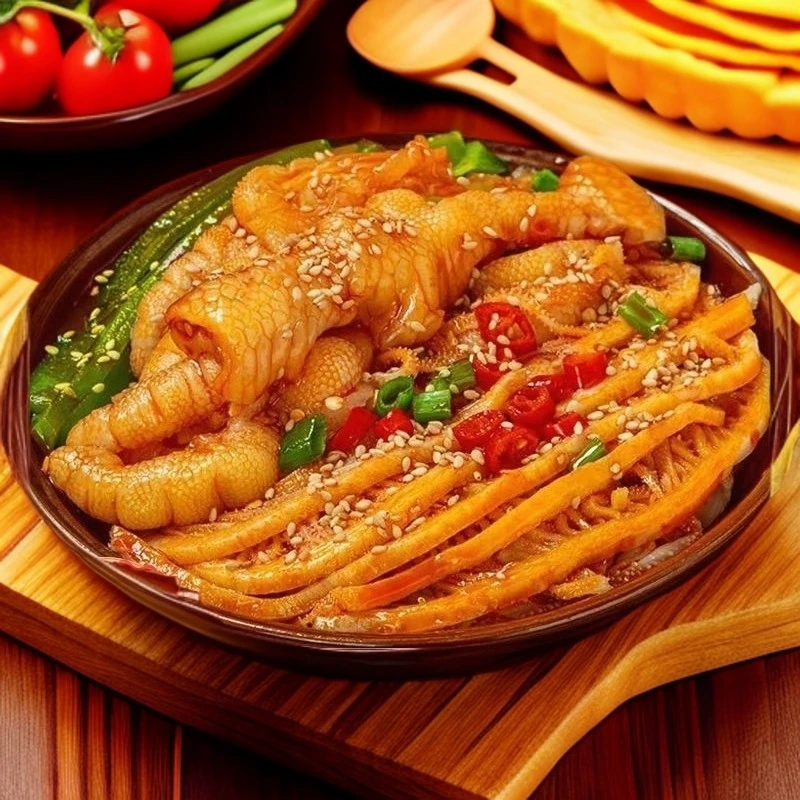 千层肚解馋即食毛肚零食+川香贡菜牛百叶麻辣凤爪+红油千层肚