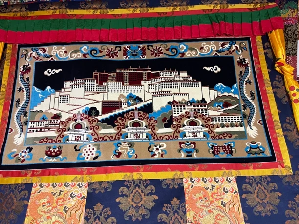 布达拉宫机织挂帘