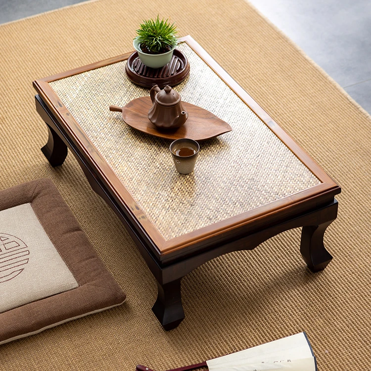茶几榻榻米桌子矮桌禅意炕桌中式功夫干泡小茶台地桌飘窗阳台小几
