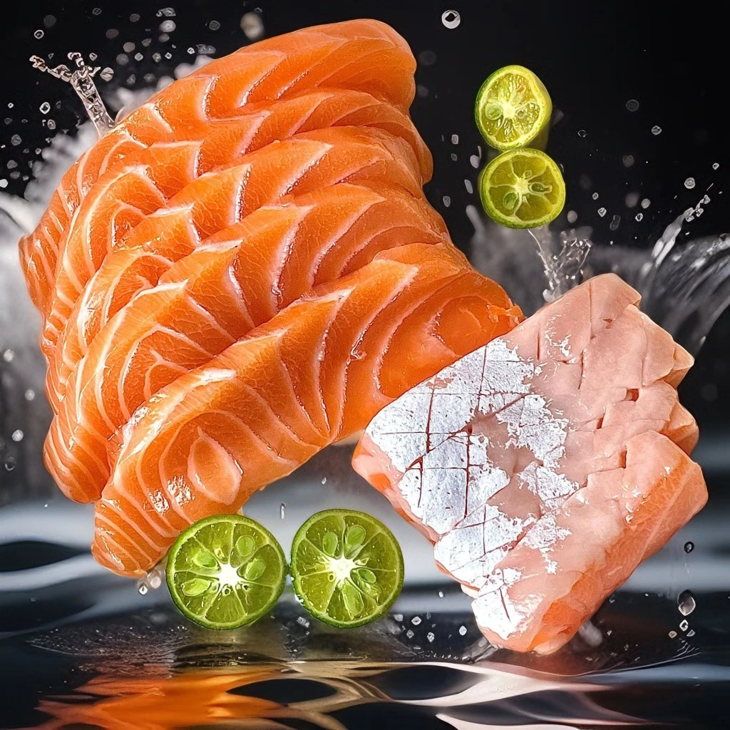 （下单现切）400g挪威三文鱼刺身大西洋鲑中段新鲜现切