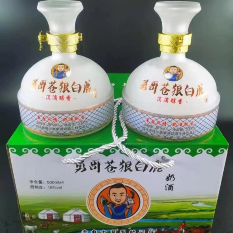 【勇哥苍狼白鹿】奶酒16度传统工艺酿造奶酒酒类
