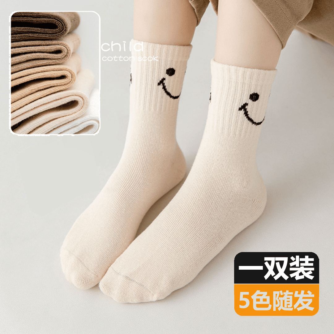 中小童儿童中短袜百搭学院风童袜
