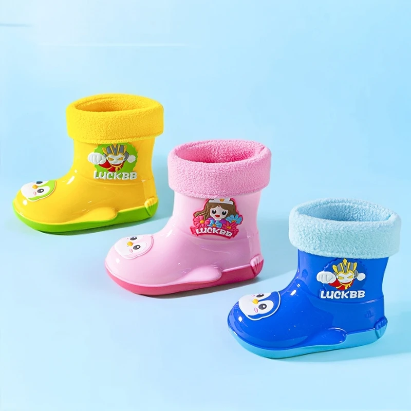 女童儿童雨鞋防滑耐磨3到6岁男童卡通雨靴男幼儿园宝宝防水鞋胶鞋