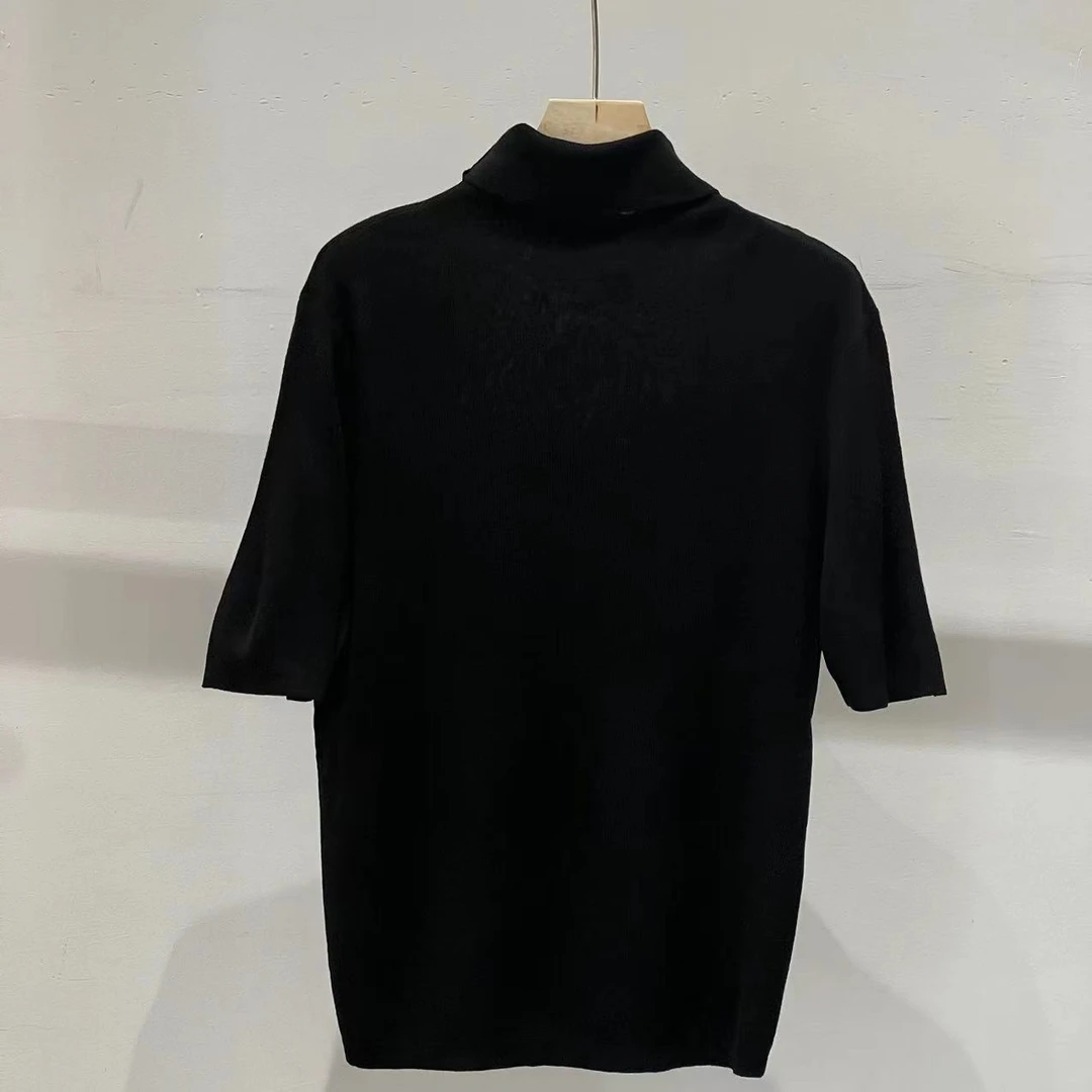 【ATAYI】2024早秋款气质时尚女士简约百搭半高领针织羊毛打底8677#