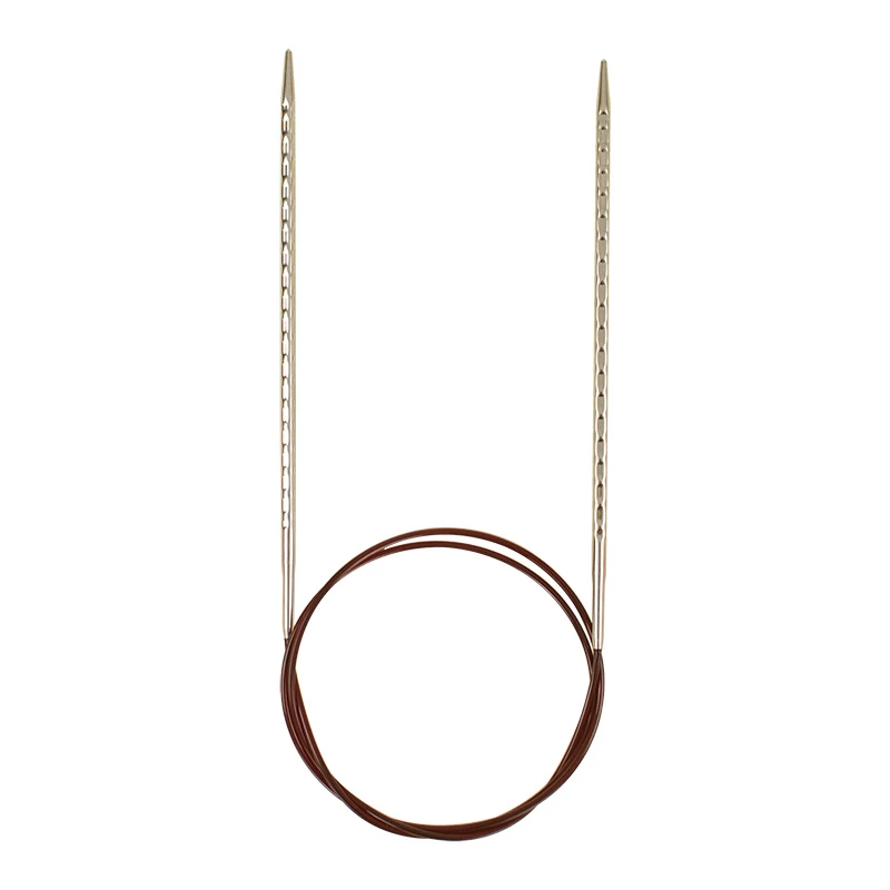 潮钩牌方针环形针60.80.100.120cm防滑循环针11付带包工具