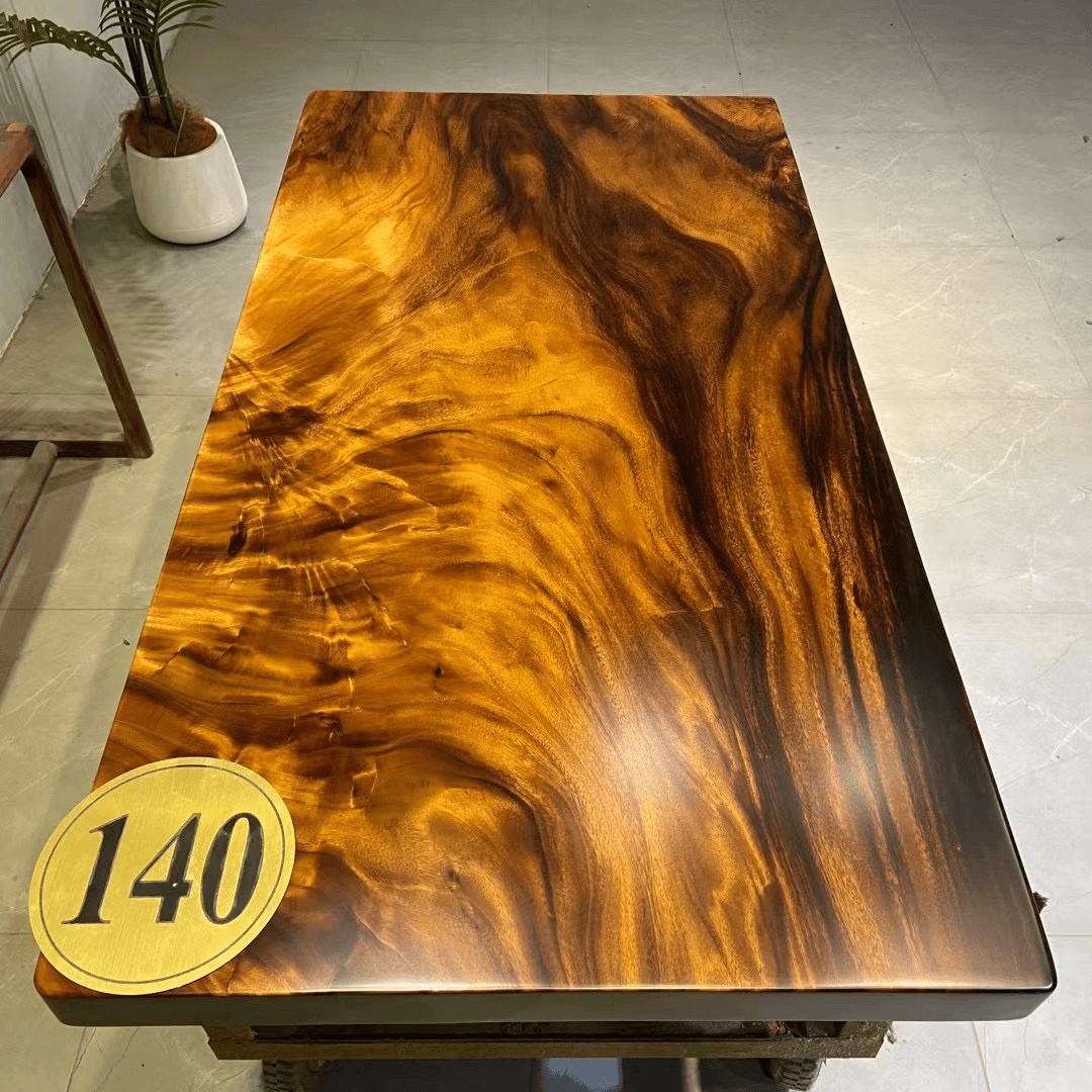 140号145*75*5.5 南美胡桃木原木大板办公桌茶桌电脑桌实木大板