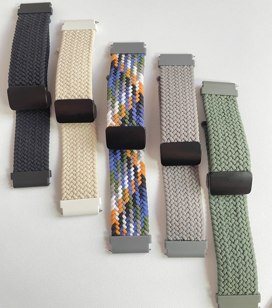 诺瑶适用华为GT4/GT3表带watch4/3弹力尼龙编织buds荣耀GT2表带