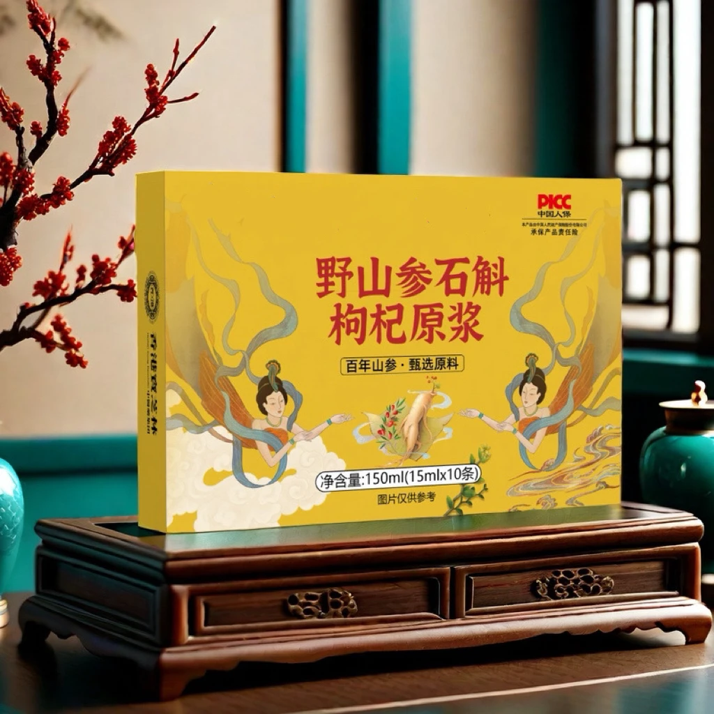 [静静家]奢品汇野山参石斛枸杞饮品成人中老年人滋补佳品饮品10袋