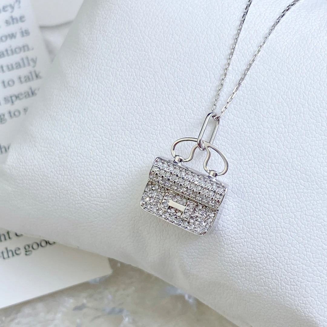 【六言精选】升级版 H包包钻石 吊坠（不含链）