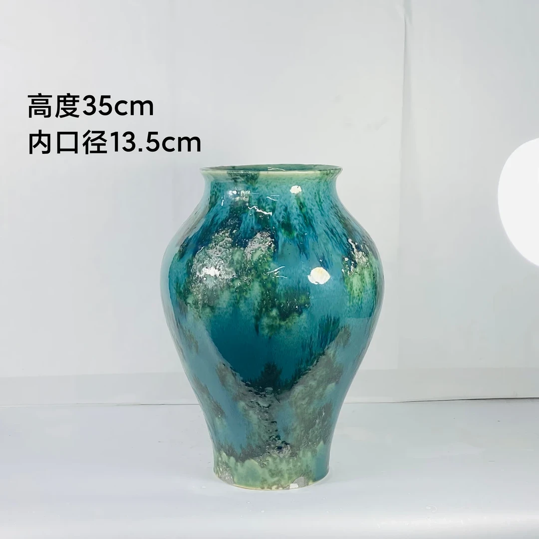 【花儿与晚风】景德镇产地直发陶瓷花瓶高端大气家居水养花瓶