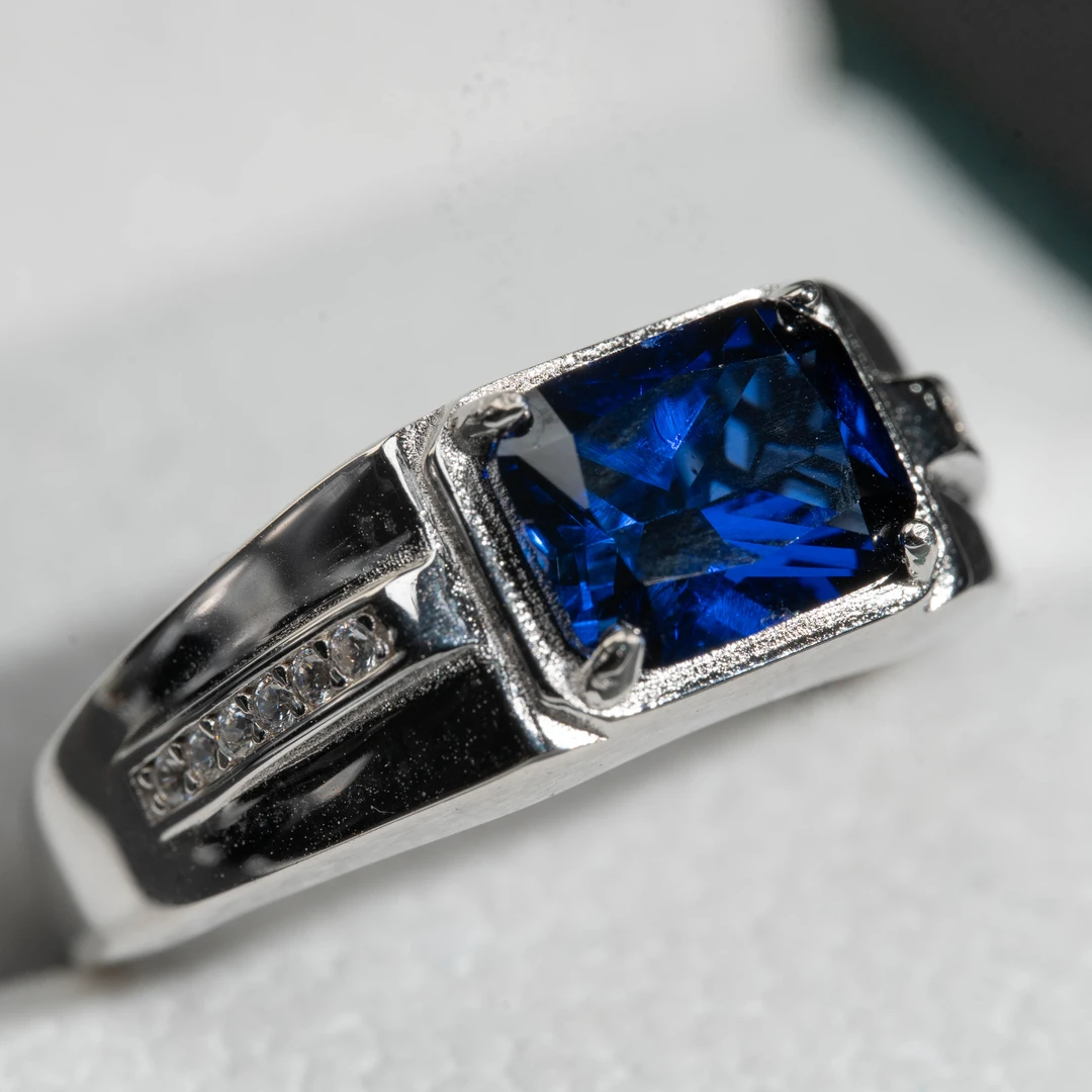 925银戒指 经典轻奢简约银戒时尚百搭马鞍定制男士戒指【B28】