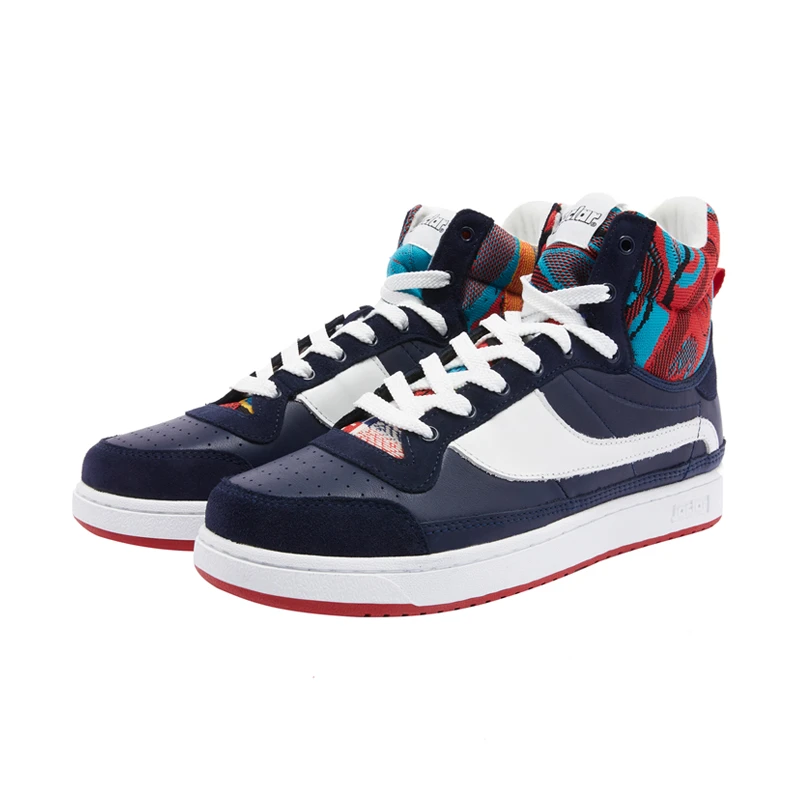 JACLAR织物 时尚百搭 耐磨透气防滑 高帮 复古篮球鞋 男女同款