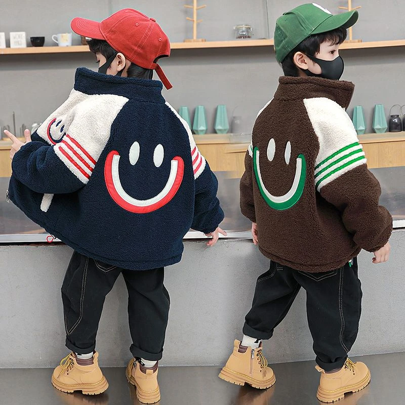 【品牌】童装潮款男童冬款洋气时髦百搭休闲加厚毛毛衣2023新款中
