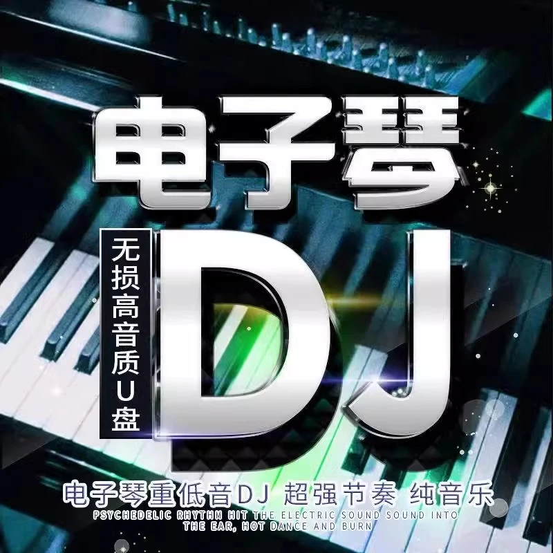 电子琴车载u盘清羽纯音乐电子琴架子鼓重低音无损U盘