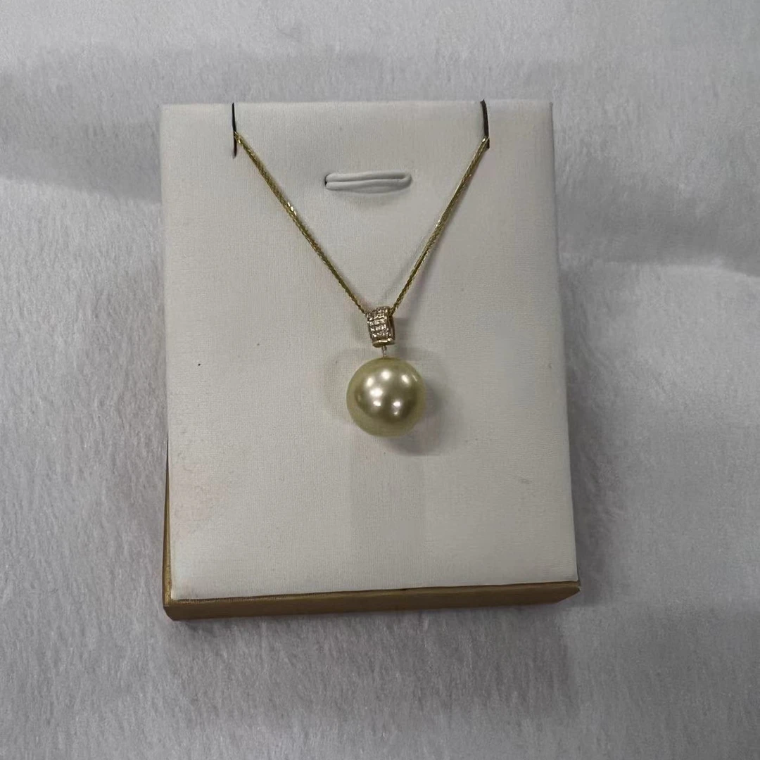 【暹罗珠宝】南洋海水金珍珠吊坠 749