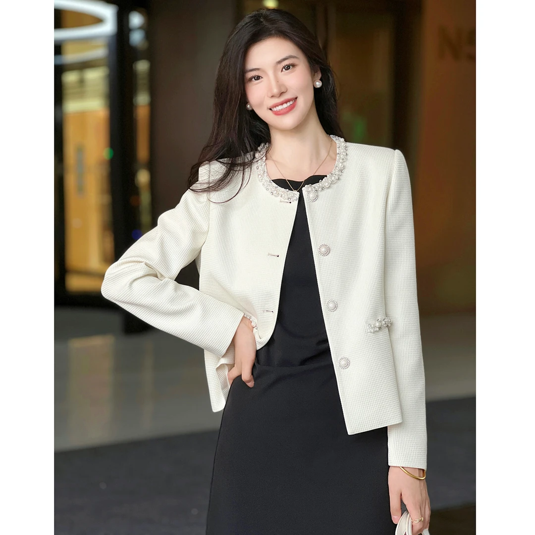 秋季女外套气质上衣女外套设计师小香风外套