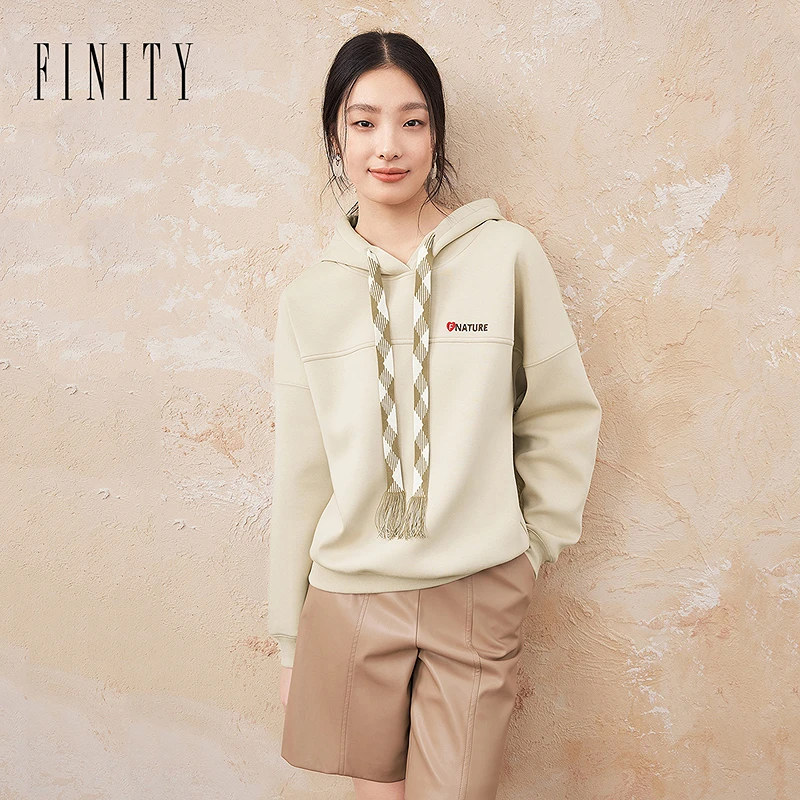 【小水专属】FINITY 新品卫衣长袖运动针织时尚休闲宽松 F21X9D57E2