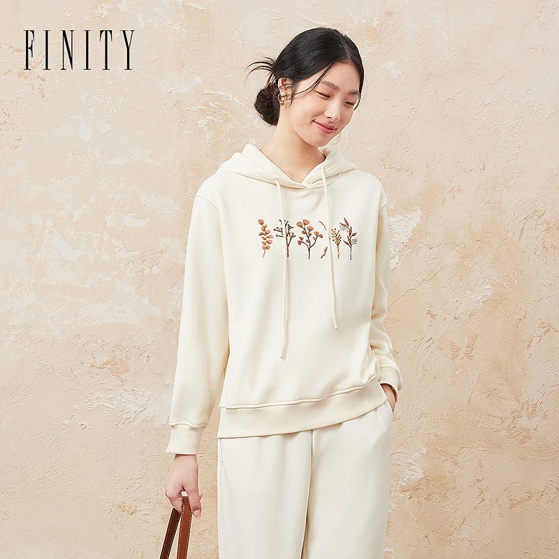 【小云总专属】FINITY 新品卫衣运动时尚休闲连帽宽松 F21X9D44E1