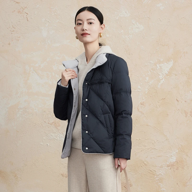 【白鹅绒】FINITY菲妮迪短款服保暖气质百搭显瘦运动时尚休闲女士