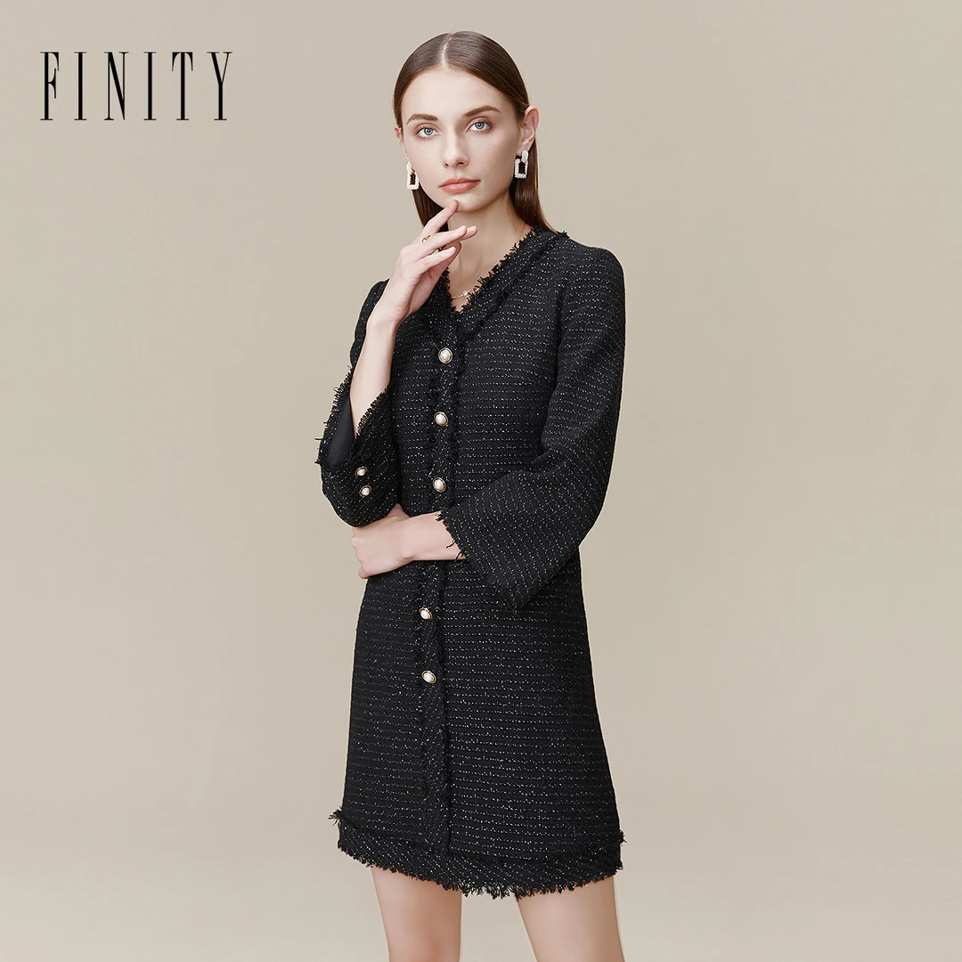 【辛小北专属】FINITY 新款时尚气质百搭修身显瘦连衣裙 F21V8B23L6