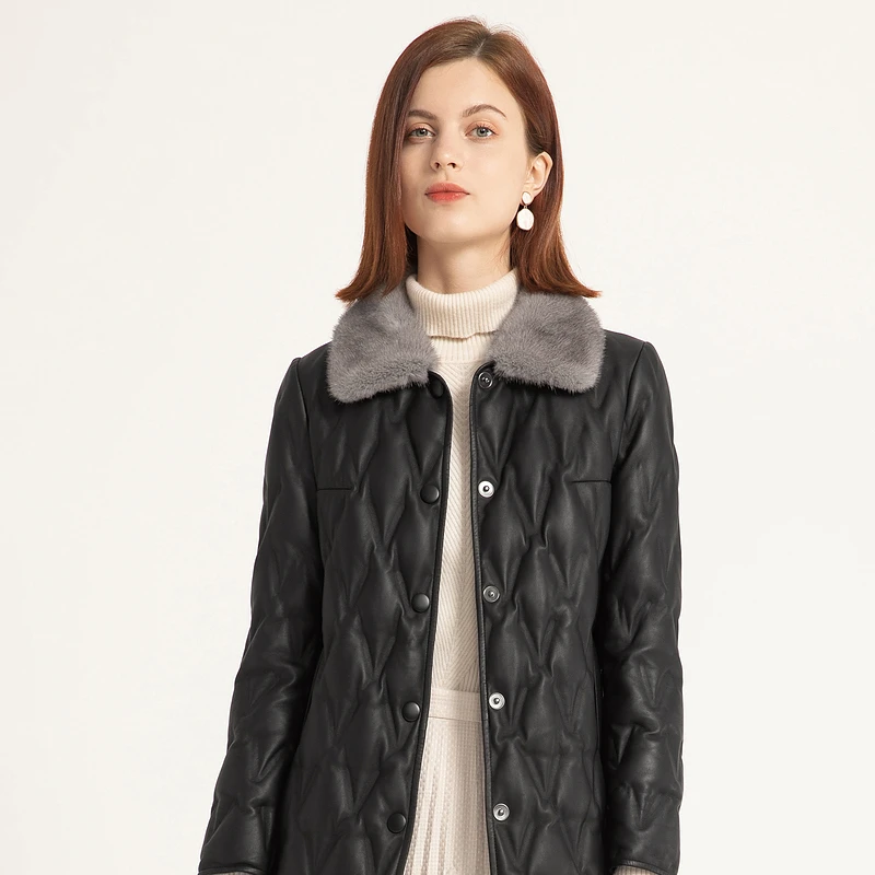 FINITY2021年冬季新款羽绒服大气宽松修身休闲外套女