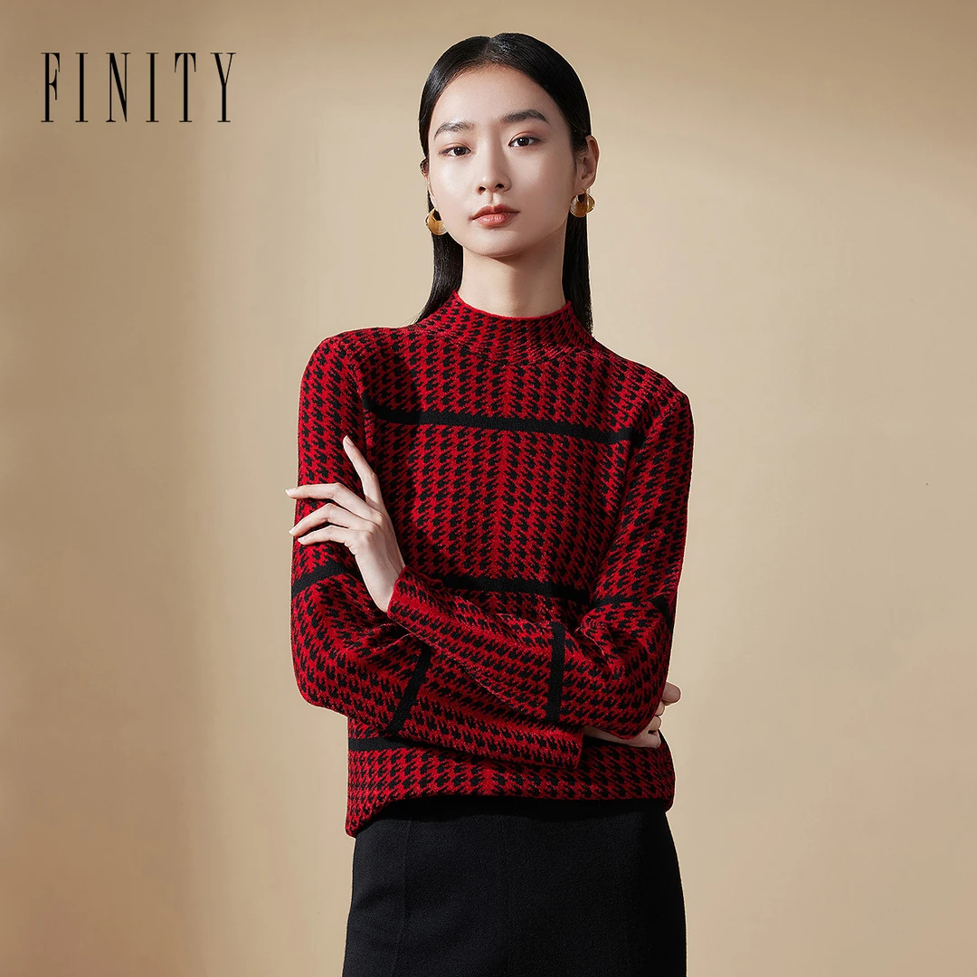 【小水专属】FINITY 时尚气质百搭新款羊毛衫 F20UD9006S