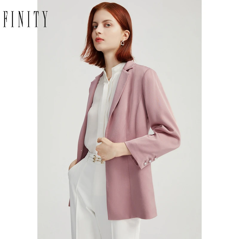 【小云总专属】FINITY 短外套女休闲宽松上衣女通勤气质 F20UD3211W
