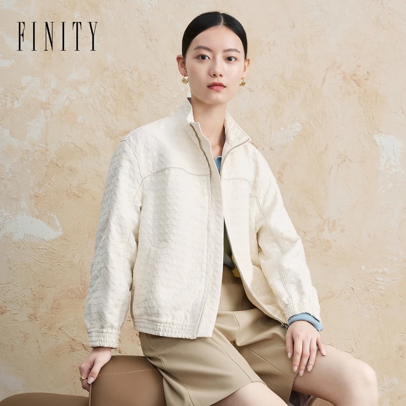 【小晴专属】FINITY 时尚百搭运动休闲宽松防风短外套 F21W7C16W1