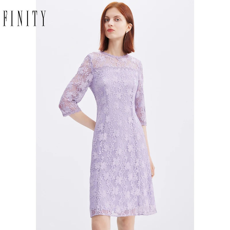 【小费班长】FINITY 新款连衣裙时尚气质修身收腰显瘦 F21V2C02L5