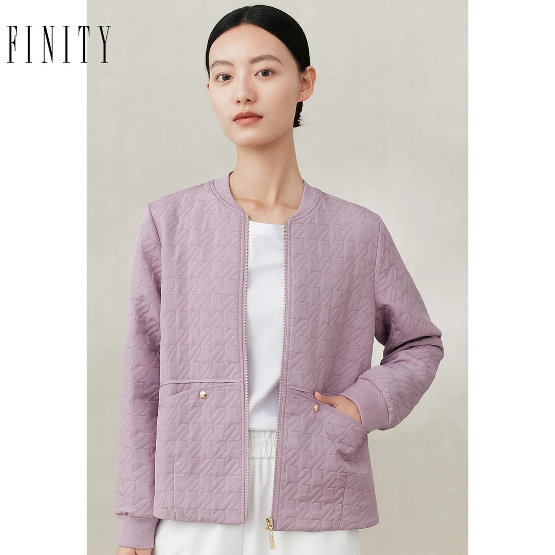 FINITY菲妮迪新款【四色】休闲气质短外套减龄百搭保暖女