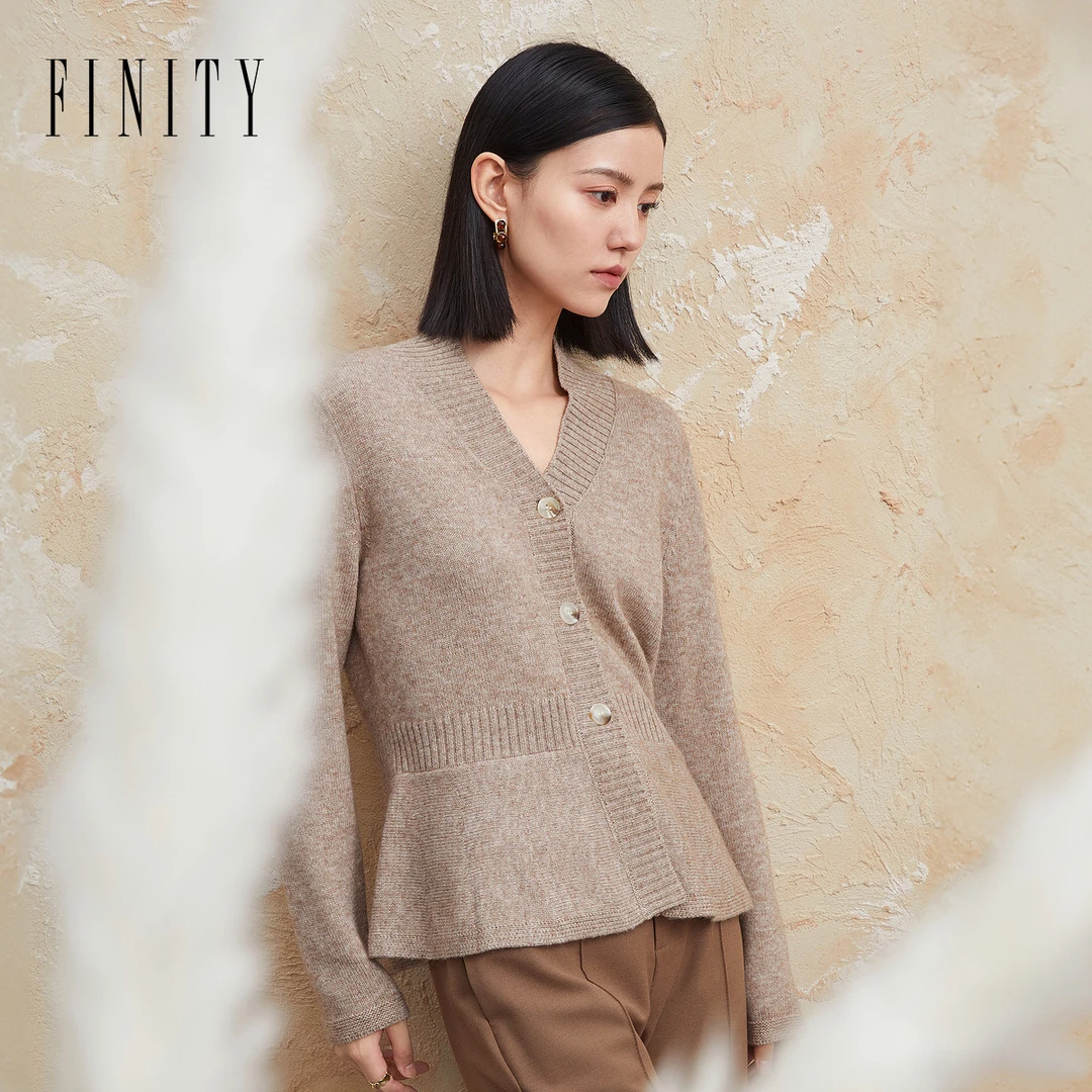 【小水专属】FINITY 小香风设计师休闲气质时尚毛针织衫 F21W8D50Z1