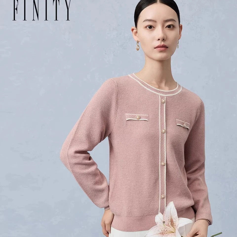 【籽言专属】FINITY 针织衫新款时尚小香风气质洋气 F21XCD29S5