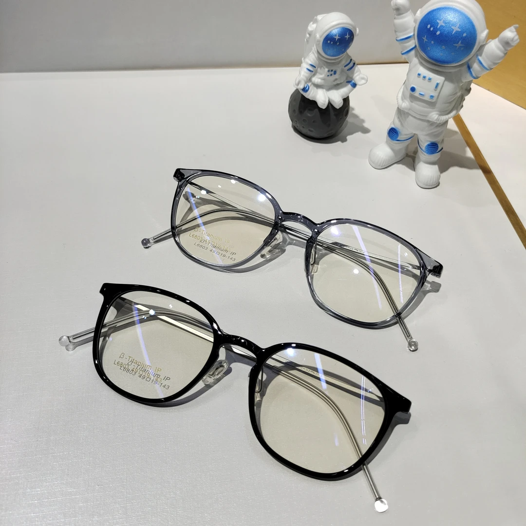 6803-49 总宽13.2㎝男女通用时尚新款近视眼镜0至1500度