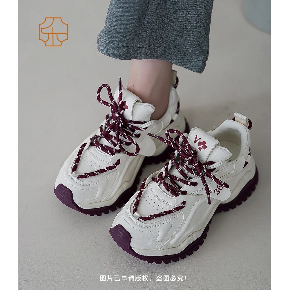 【VE.UNIQUE】潮牌买手店高定款厚底老爹鞋6806-079