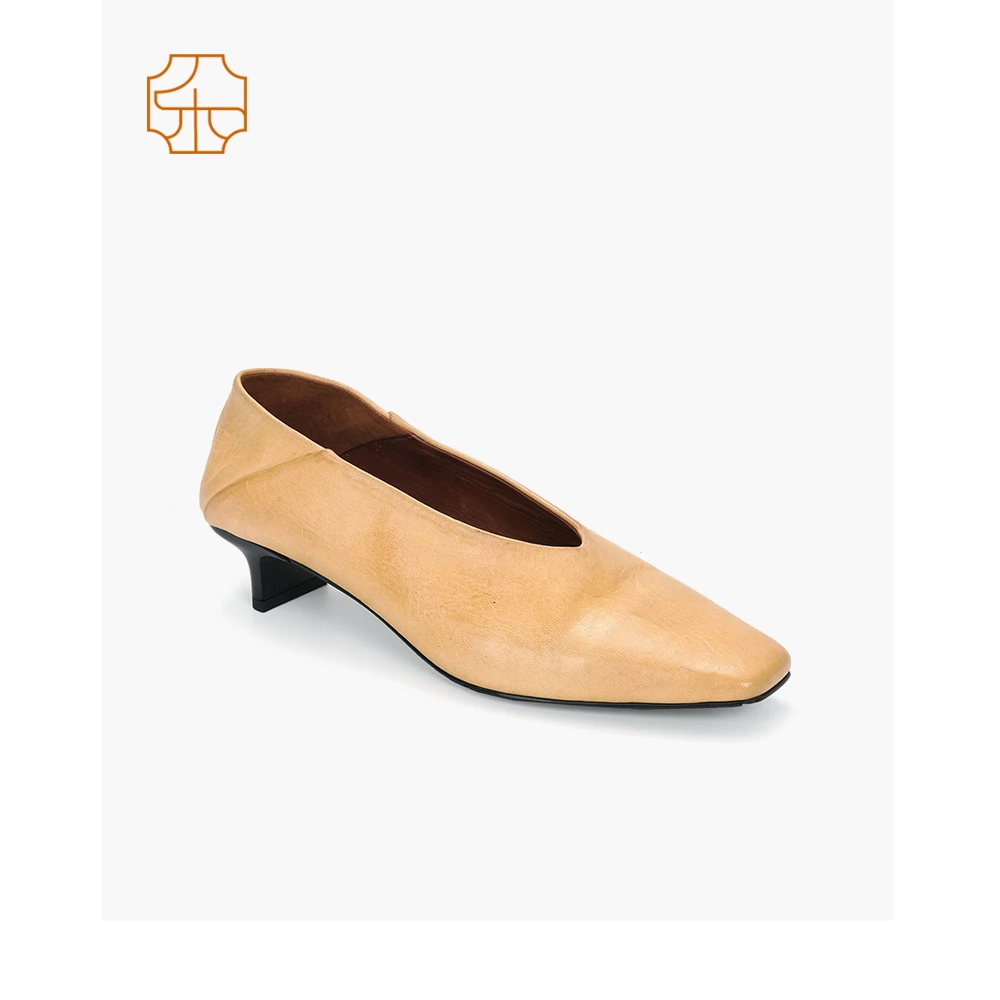 【LESIFAN】时尚气质舒适方头包头单鞋2818-011A