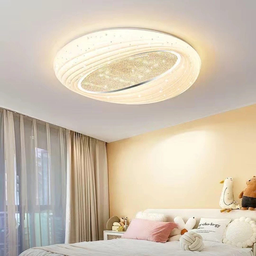 客厅房间卧室吸顶灯简约女孩房间2025餐厅走廊中山灯具LED护眼灯