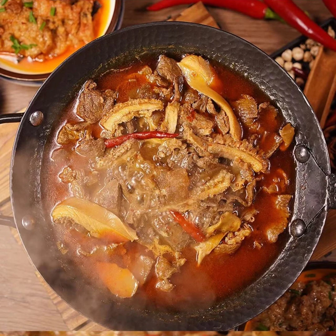 湖北公安牛三鲜火锅800g/袋牛肚牛杂肉荆州特色正宗开袋加热即食