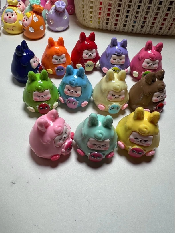 DIY卡通树脂立体创意小摆件小瓶子kiki手工制作