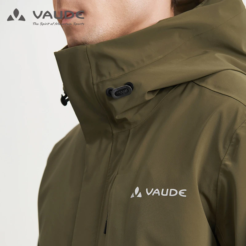 VAUDE巍德户外冲锋衣男硬壳防风防水透湿登山服轻便外套VG2111503