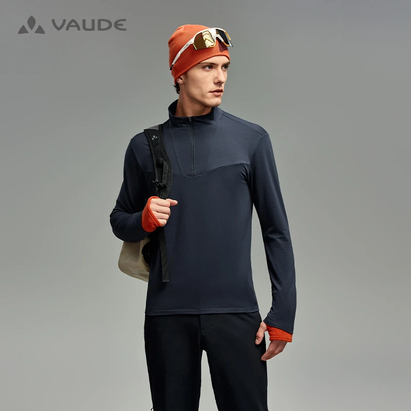 VAUDE巍德24秋冬户外运动速干弹力长袖T恤抑菌登山徒步VG2437102