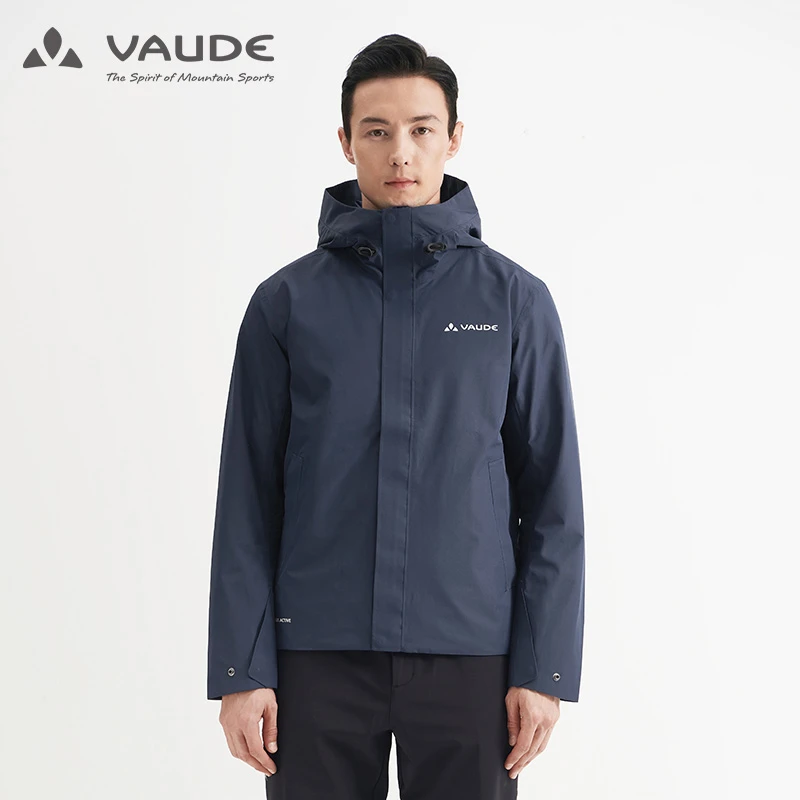 VAUDE德国巍德户外防风防水冲锋衣服男运动登山休闲外套VG2111501