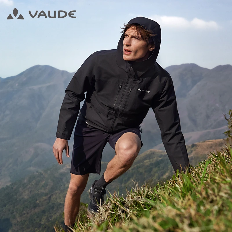 VAUDE巍德博洛肯户外男防水软壳冲锋衣徒步登山旅行外套VG2211501