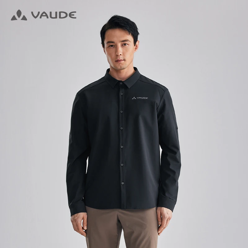 VAUDE巍德春夏男士快干透气衬衣休闲户外弹力舒适衬衫VG2415110
