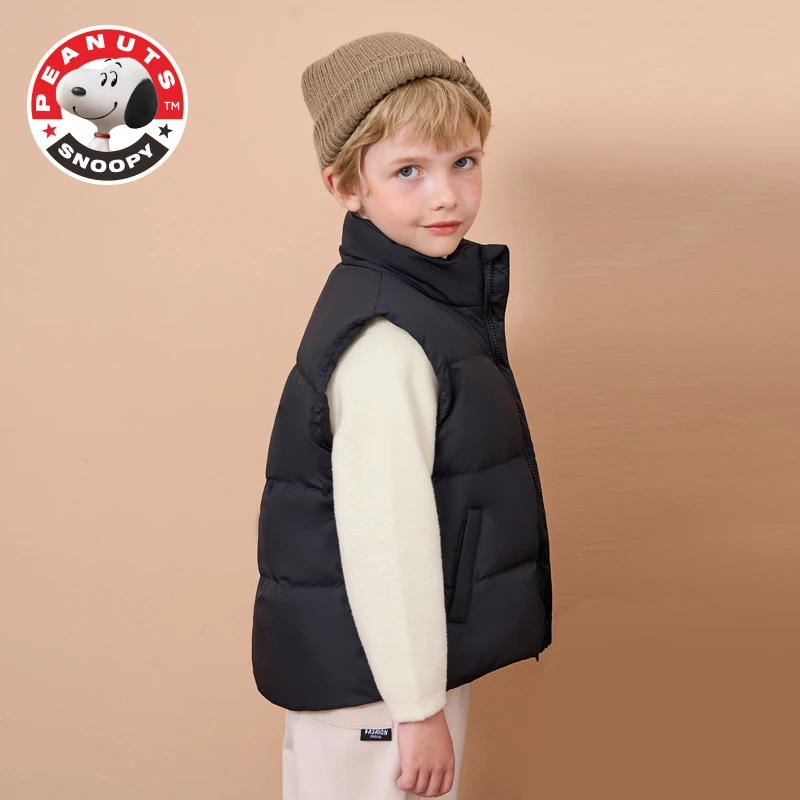 【破冰专属】史努比儿童羽绒保暖马甲FJ5032