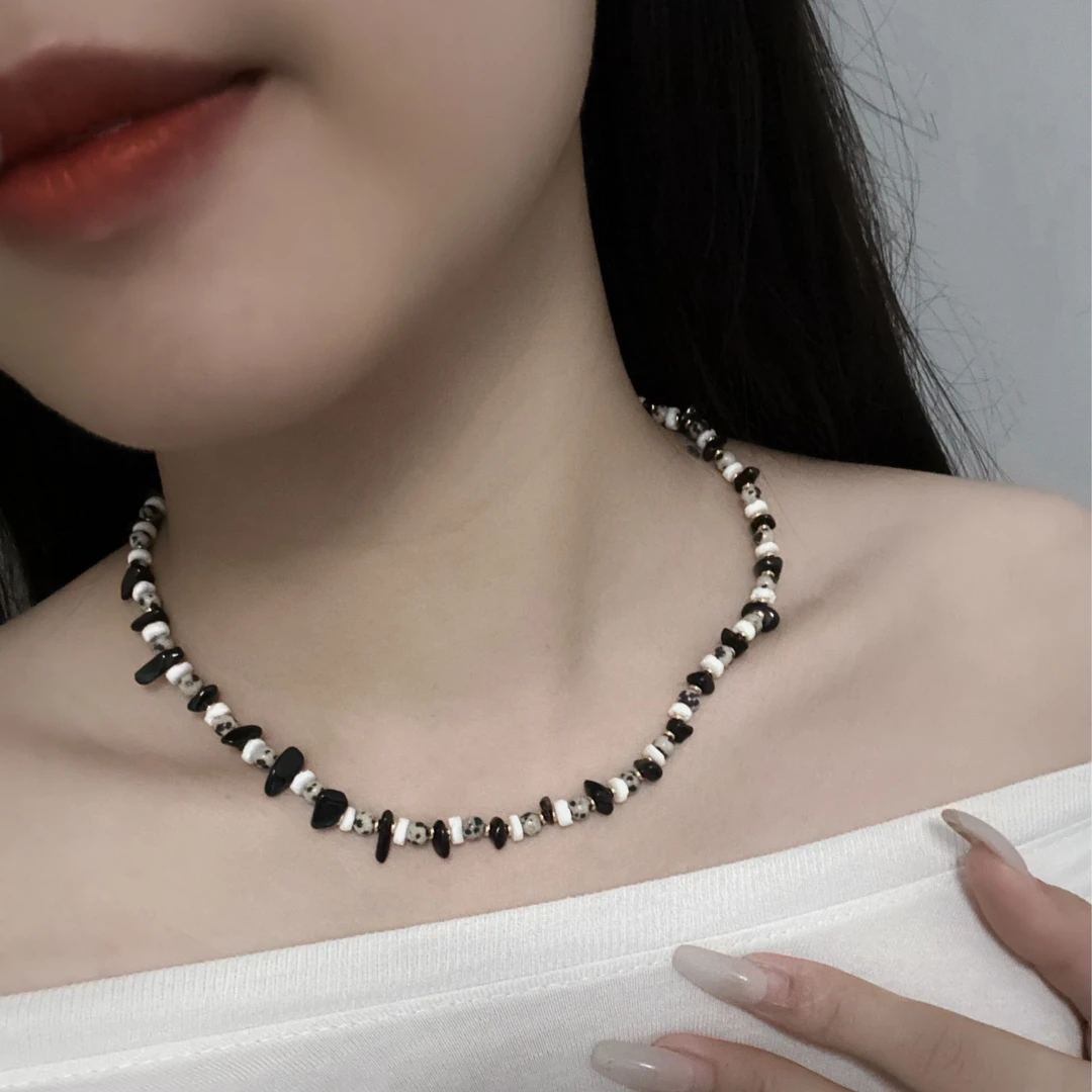 链子925银 小众拼接项链 气质百搭个性素款 ins时尚简约 女神礼物