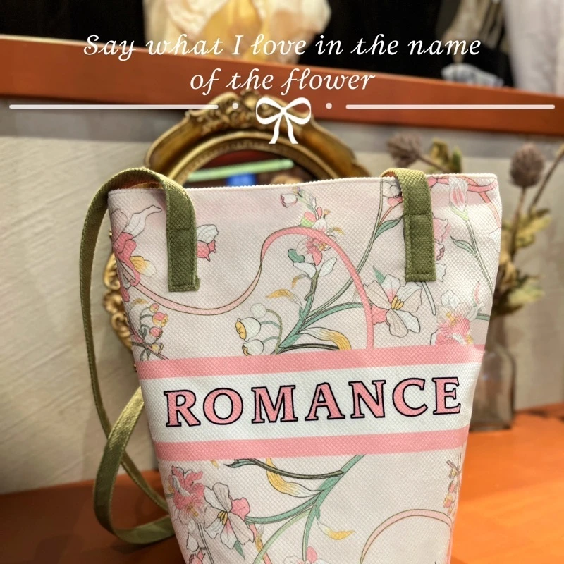 《夏.微醺》原创法式单肩包小众高级感水桶包休闲百搭包包通勤包