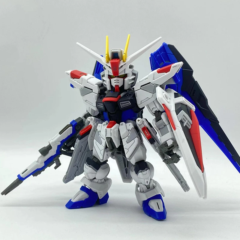 【国产拼装】Q版自由战士 mgsd自由高达 拼装模型玩具礼物