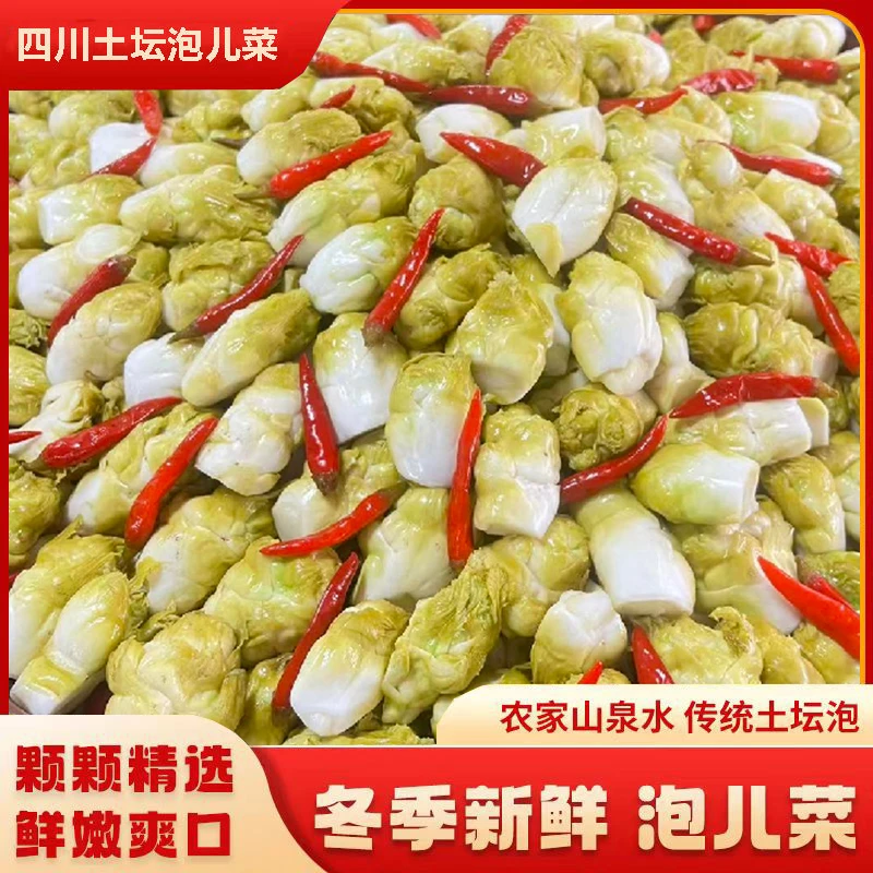 【到手4大袋！】传统泡儿菜 地道四川特产即食下饭下酒菜开胃爽口