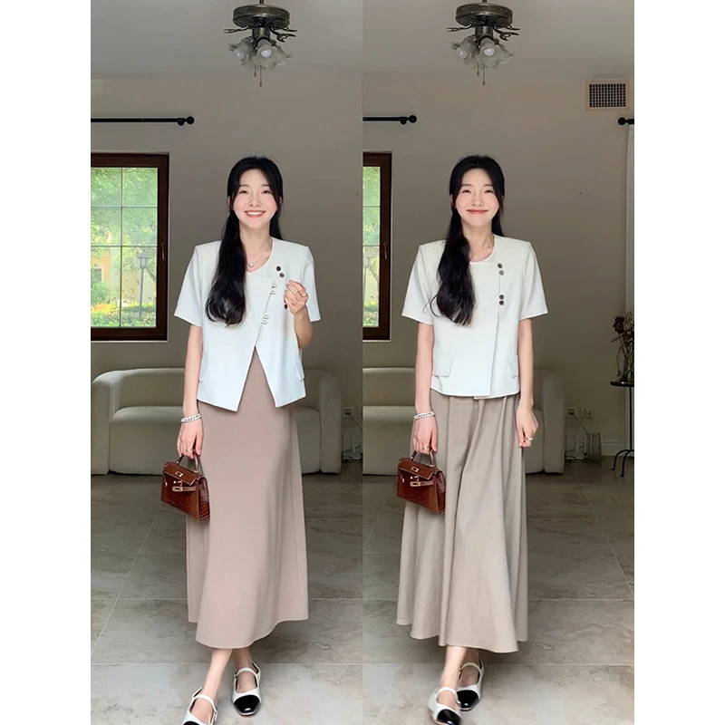 【年终清清 售完不补】气质小香风 针织吊带裙 G9Z350490