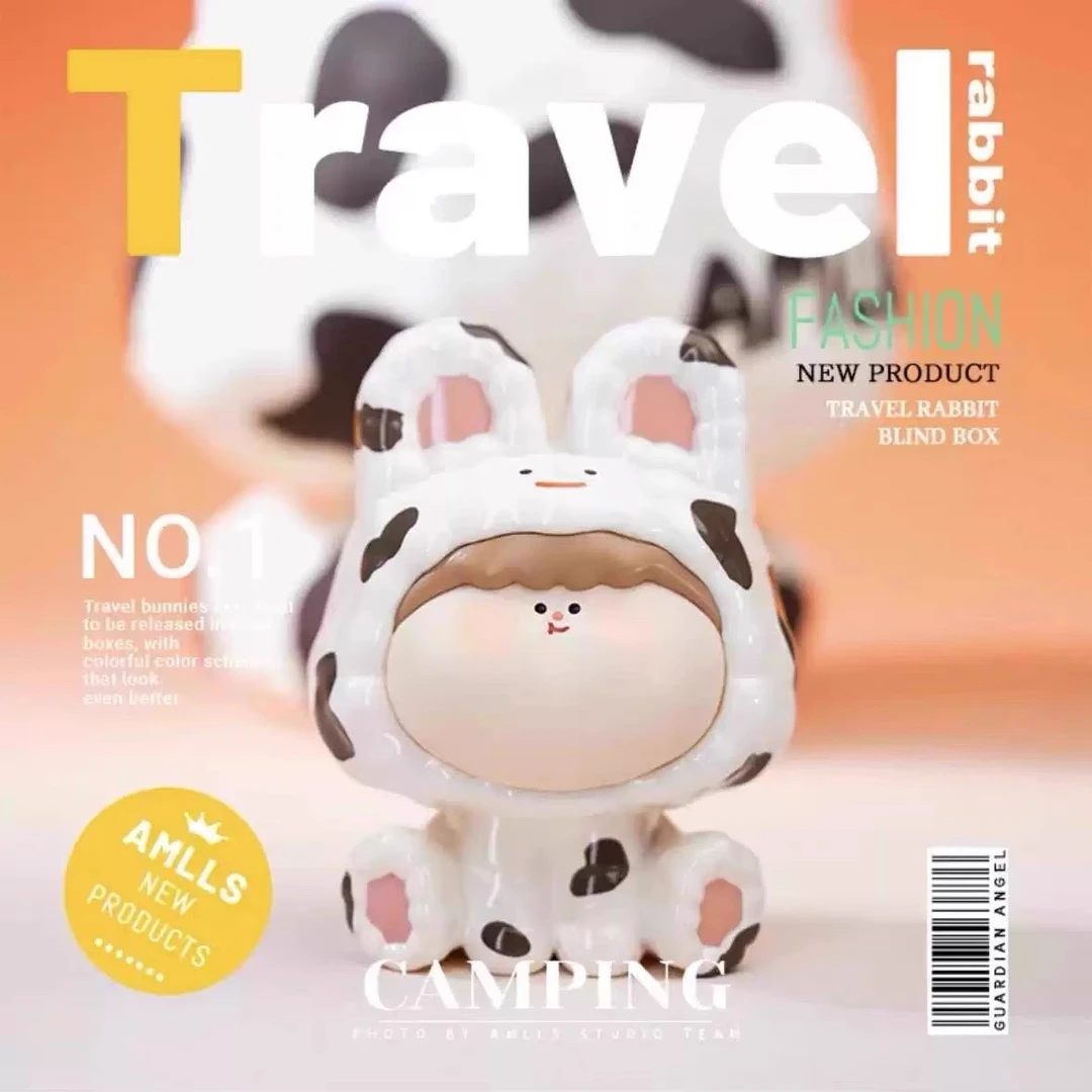 【直播拆】阿玛莉莉丝 旅行小兔主题潮玩摆件盲盒可爱公仔玩具